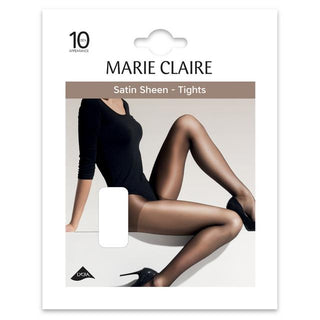 Marie Claire Satin Sheen Tights 10 Denier Natural Marie Clare Ladies Tights