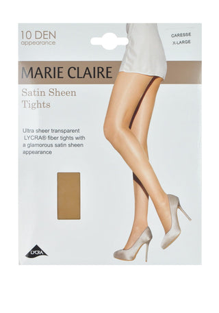 Marie Claire Satin Sheen Tights 10 Denier Caresse Marie Clare Ladies Tights
